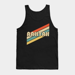 Vintage 80s Aaliyah Personalized Name Tank Top